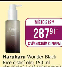 Čisticí olej Wonder Black Rice Haruharu