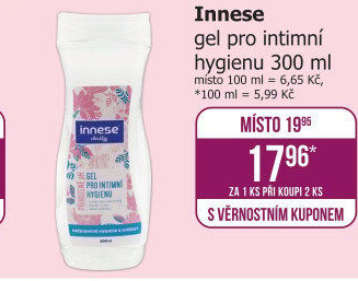 Intimní mycí gel Innese