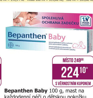 Mast proti opruzeninám Baby Bepanthen