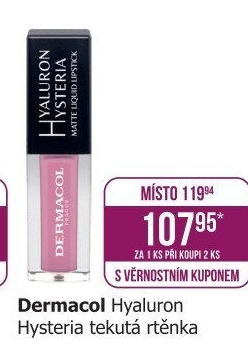 Tekutá rtěnka Hyaluron Hysteria Dermacol