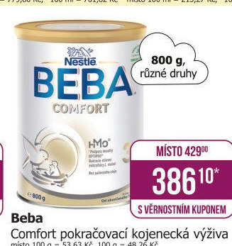 Výživa mléčná Comfort Beba Nestlé