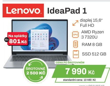 Notebook LENOVO IdeaPad 1