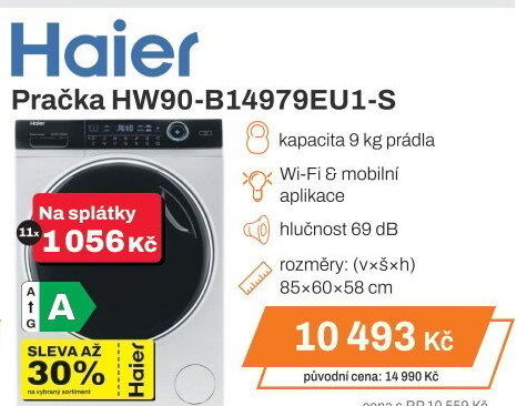 Pračka Haier HW90-B14979EU1-S