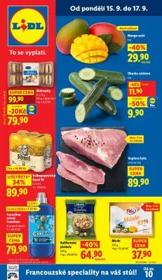 akční leták Lidl 15.9.2025-17.9.2025