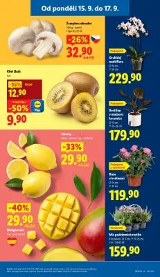 akční leták Lidl 15.9.2025-17.9.2025