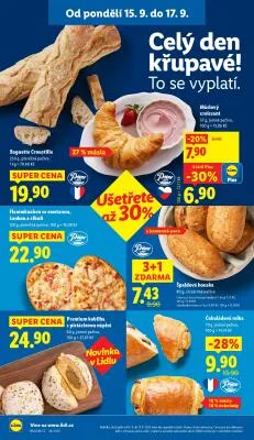 akční leták Lidl 15.9.2025-17.9.2025