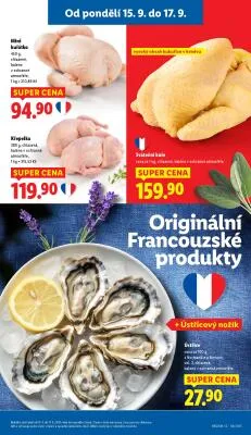 akční leták Lidl 15.9.2025-17.9.2025