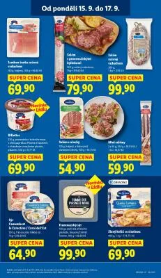 akční leták Lidl 15.9.2025-17.9.2025