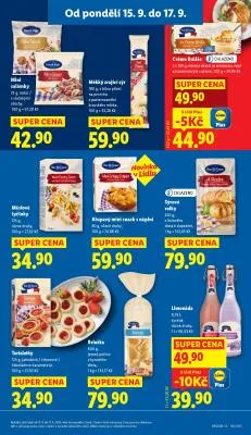 akční leták Lidl 15.9.2025-17.9.2025