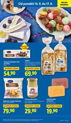 akční leták Lidl 15.9.2025-17.9.2025
