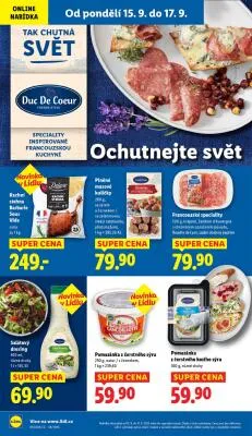 akční leták Lidl 15.9.2025-17.9.2025