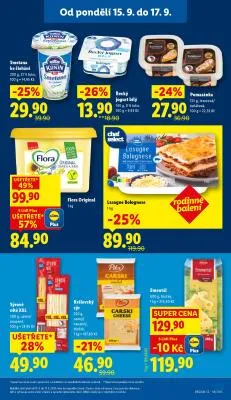 akční leták Lidl 15.9.2025-17.9.2025