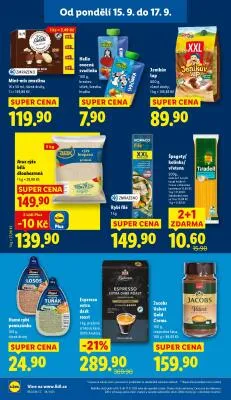 akční leták Lidl 15.9.2025-17.9.2025