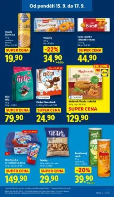 akční leták Lidl 15.9.2025-17.9.2025