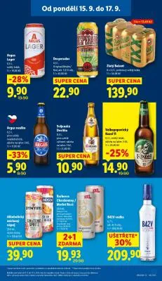 akční leták Lidl 15.9.2025-17.9.2025
