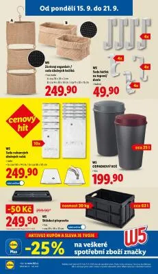 akční leták Lidl 15.9.2025-17.9.2025