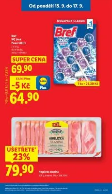 akční leták Lidl 15.9.2025-17.9.2025