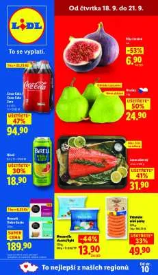 akční leták Lidl 18.9.2025-21.9.2025