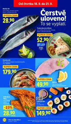 akční leták Lidl 18.9.2025-21.9.2025