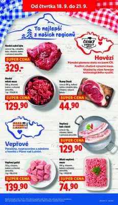 akční leták Lidl 18.9.2025-21.9.2025
