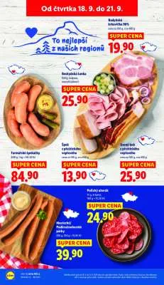 akční leták Lidl 18.9.2025-21.9.2025