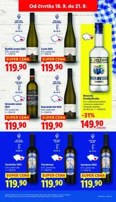 akční leták Lidl 18.9.2025-21.9.2025