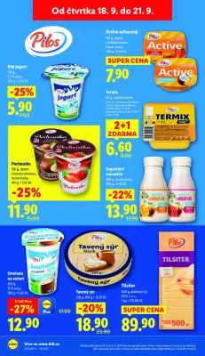 akční leták Lidl 18.9.2025-21.9.2025