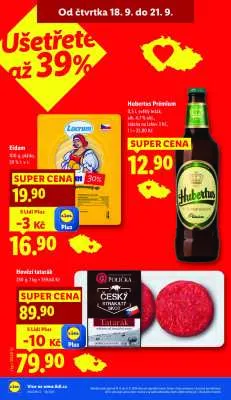 akční leták Lidl 18.9.2025-21.9.2025