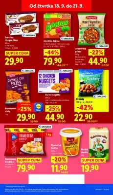 akční leták Lidl 18.9.2025-21.9.2025