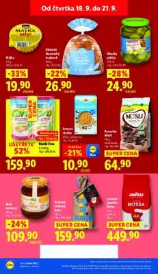 akční leták Lidl 18.9.2025-21.9.2025