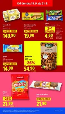 akční leták Lidl 18.9.2025-21.9.2025