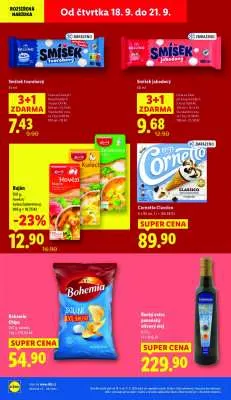 akční leták Lidl 18.9.2025-21.9.2025
