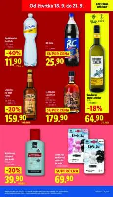 akční leták Lidl 18.9.2025-21.9.2025
