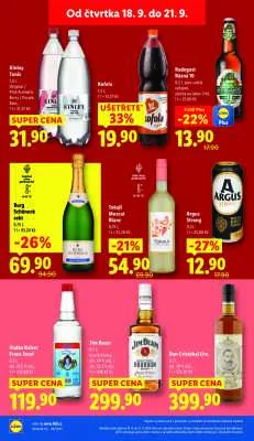 akční leták Lidl 18.9.2025-21.9.2025