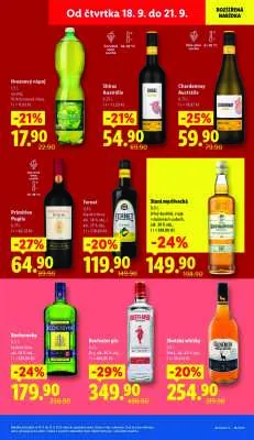 akční leták Lidl 18.9.2025-21.9.2025