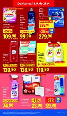 akční leták Lidl 18.9.2025-21.9.2025