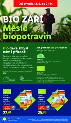 akční leták Lidl 18.9.2025-21.9.2025