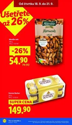 akční leták Lidl 18.9.2025-21.9.2025
