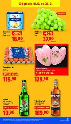 akční leták Lidl 18.9.2025-21.9.2025