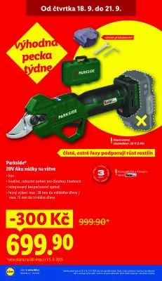 akční leták Lidl 18.9.2025-21.9.2025
