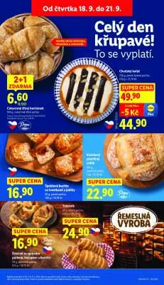akční leták Lidl 18.9.2025-21.9.2025