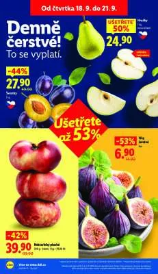 akční leták Lidl 18.9.2025-21.9.2025