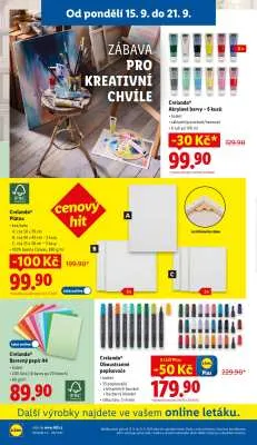 akční leták Lidl 15.9.2025-21.9.2025