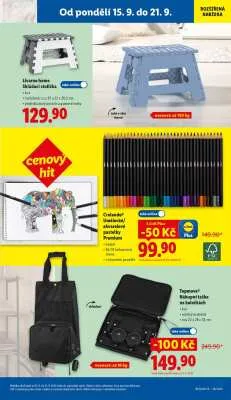 akční leták Lidl 15.9.2025-21.9.2025