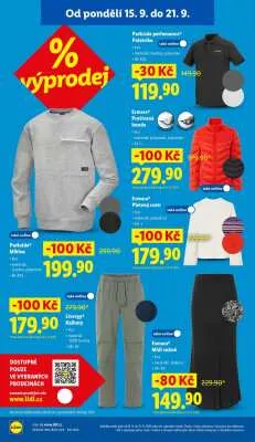 akční leták Lidl 15.9.2025-21.9.2025
