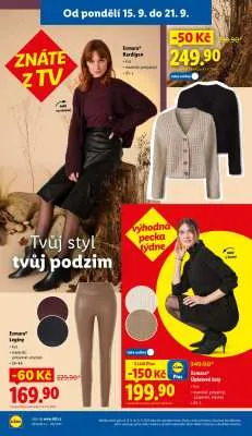 akční leták Lidl 15.9.2025-21.9.2025