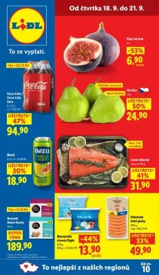 akční leták Lidl 18.9.2025-21.9.2025