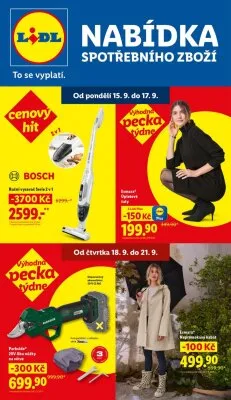 akční leták Lidl 15.9.2025-21.9.2025