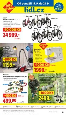 akční leták Lidl 15.9.2025-21.9.2025