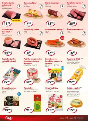 akční leták CBA 17.9.2025-23.9.2025